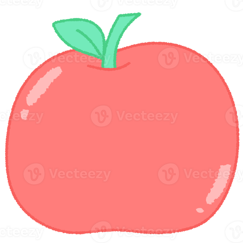 cute apple frame png