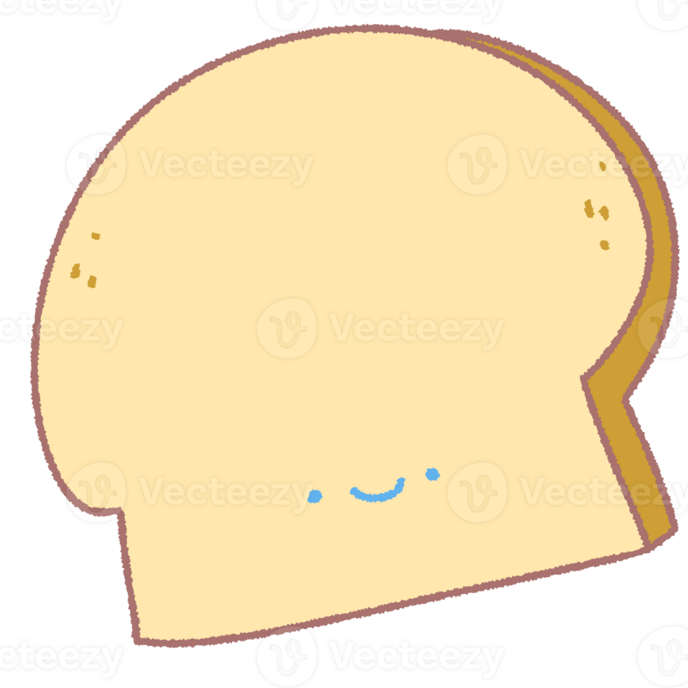 cute kawaii bread png