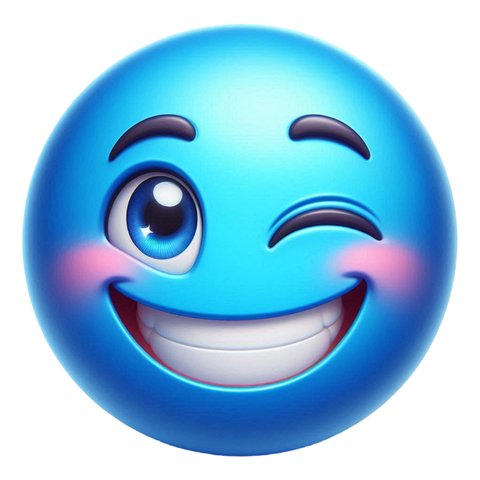 winking face emoji, wink emoji, playful emoji, flirty emoji, png