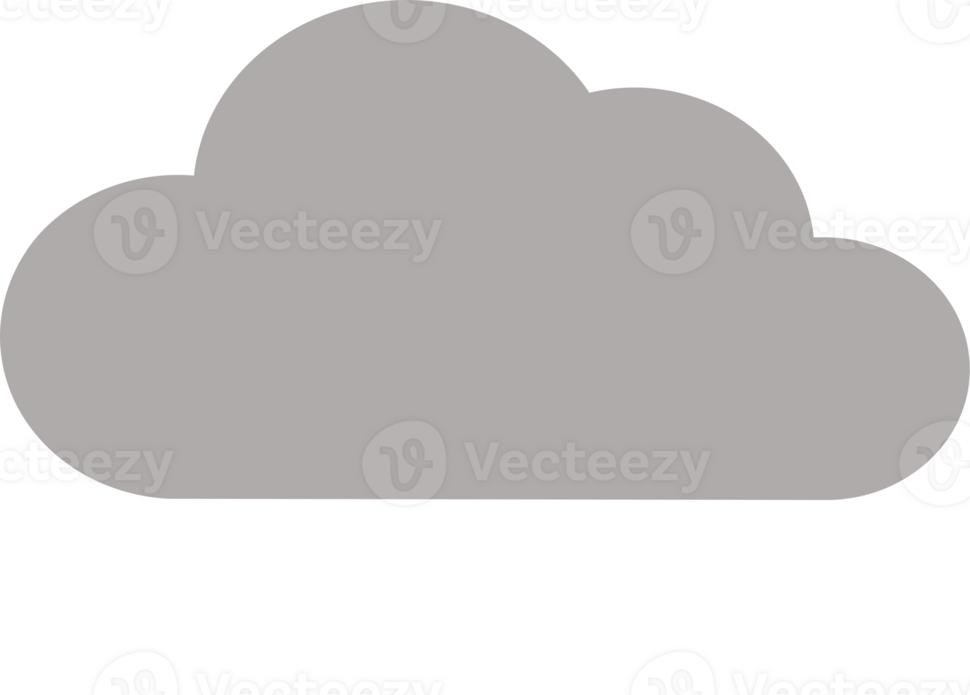 Gray Clouds With Signs Of Lightning png