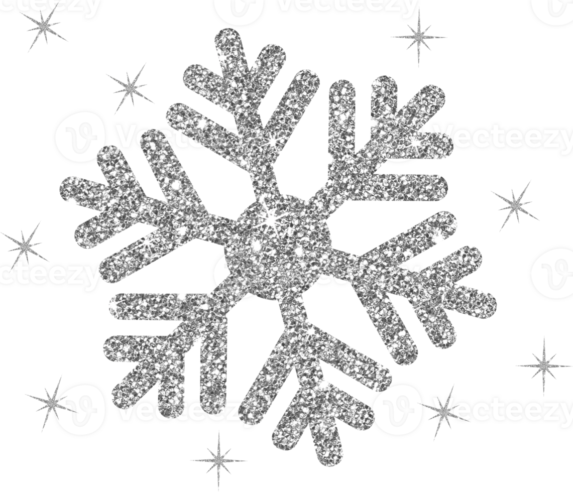 Sparkling White Silver Snow And Winter Weather png