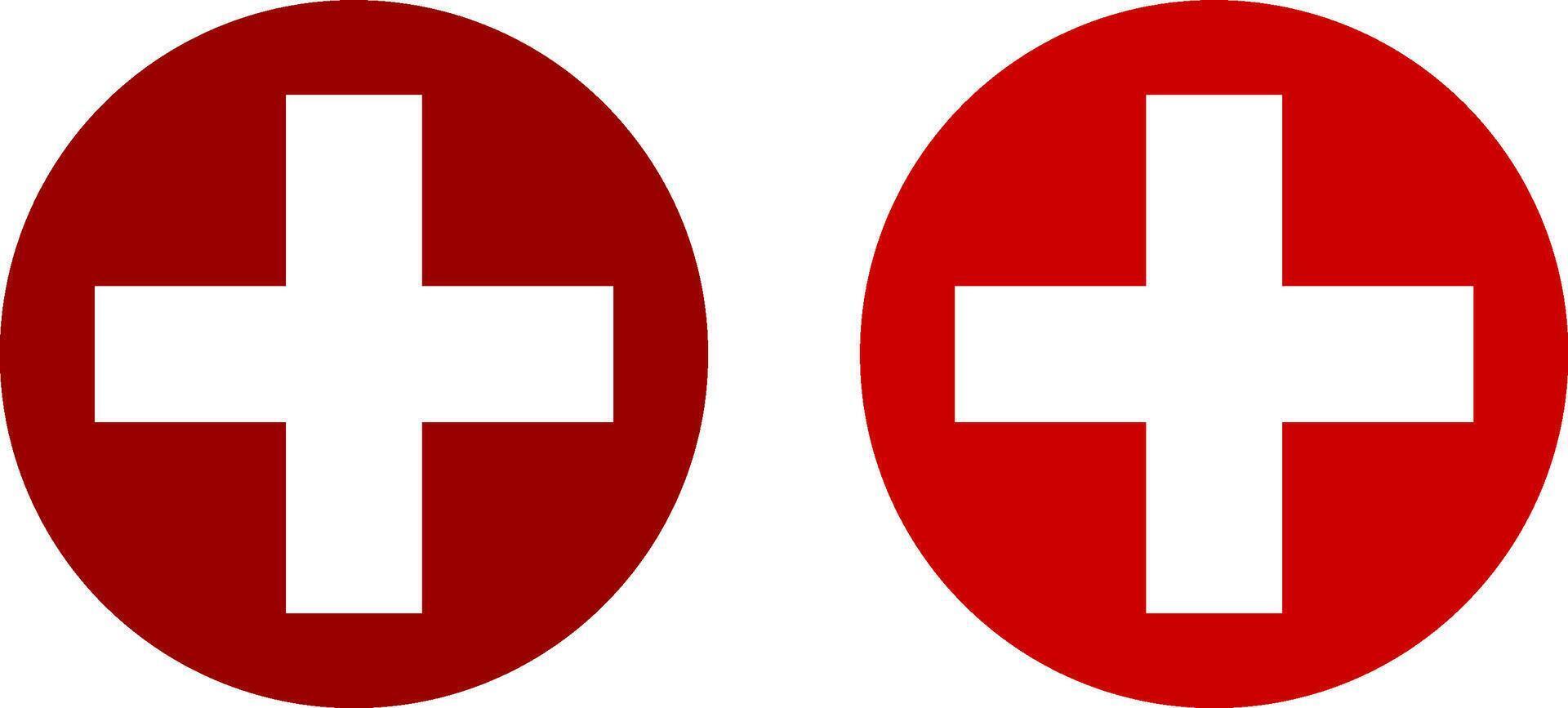 First aid kit icon symbol sign isolated on white background. Medical concept illustration design vector