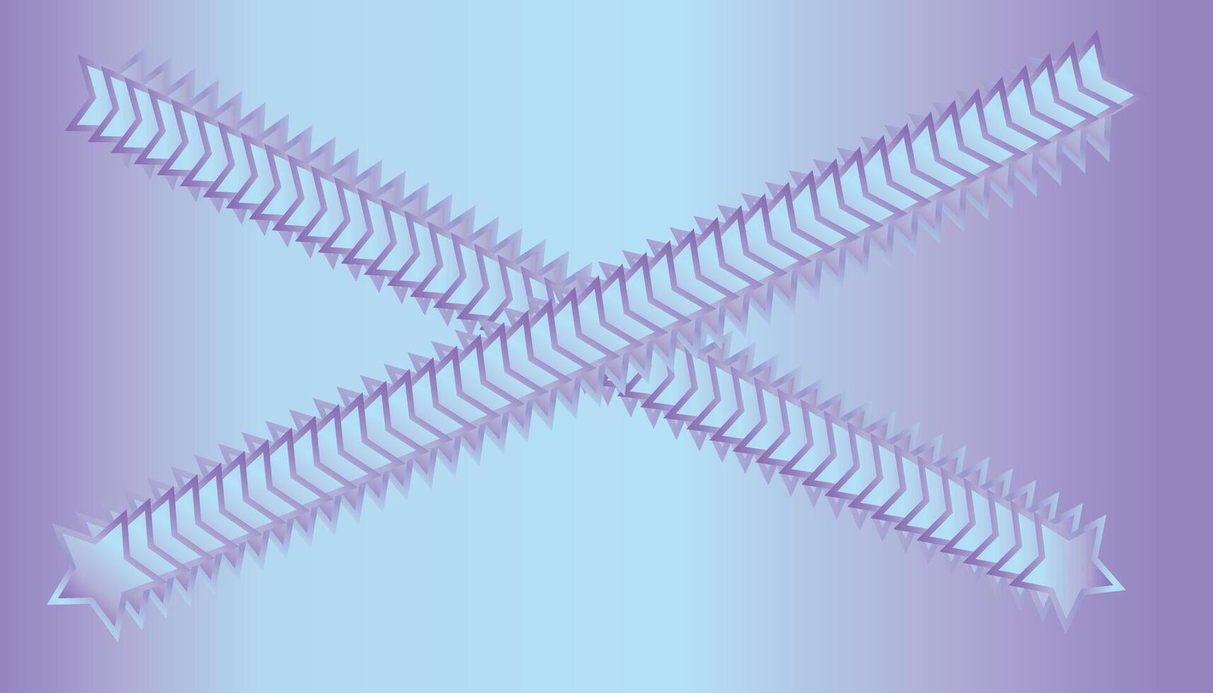 A purple and blue gradient abstract background with a cross made star vector
