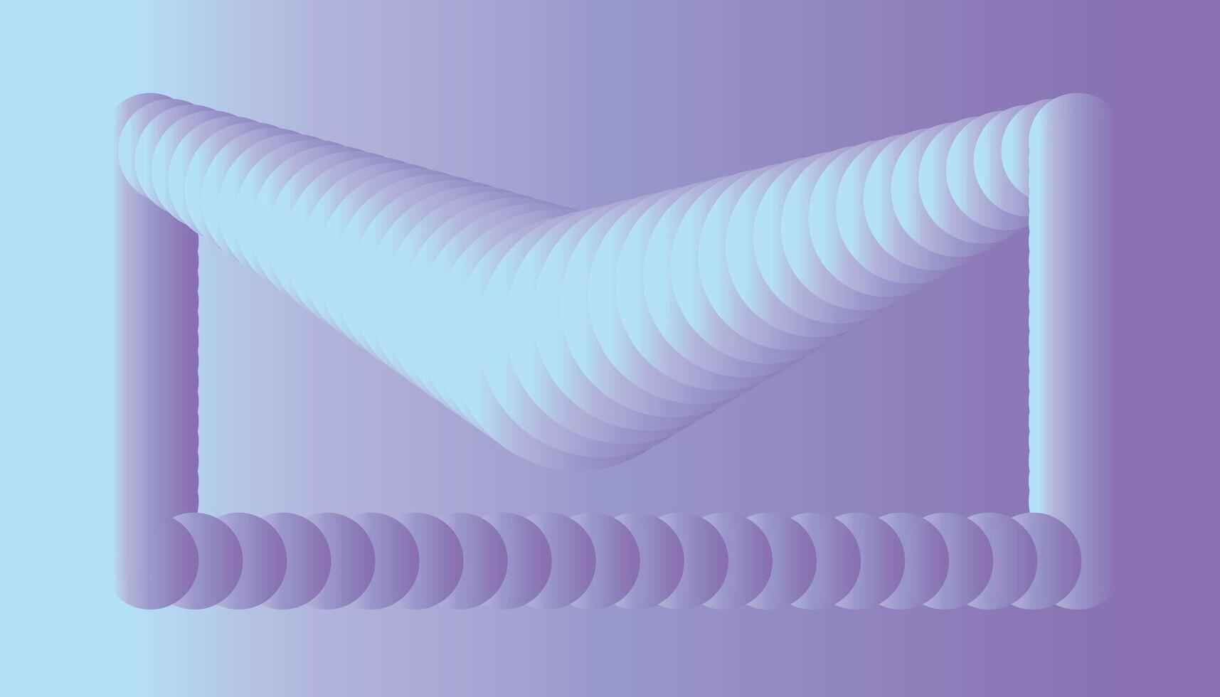 A purple and blue background with a purple envelope vector