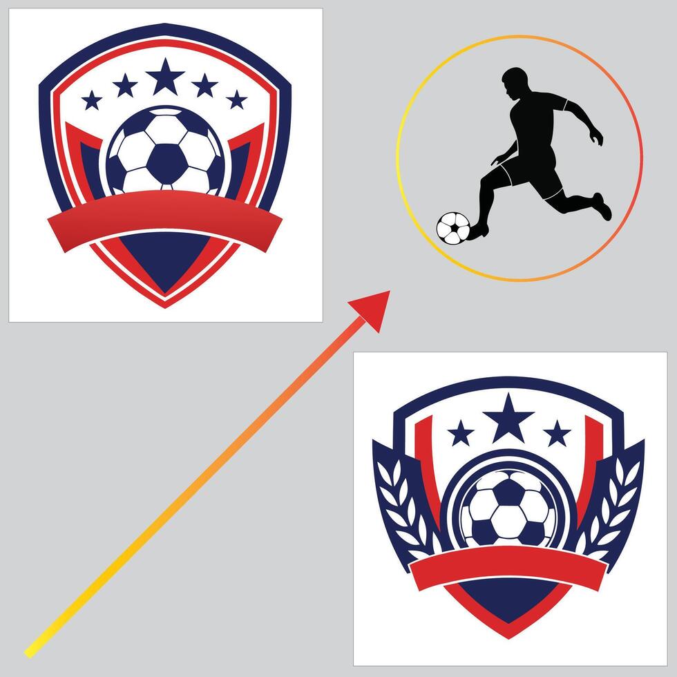 Football Club Shield Icon Perfect for Team Branding and Logos. vector