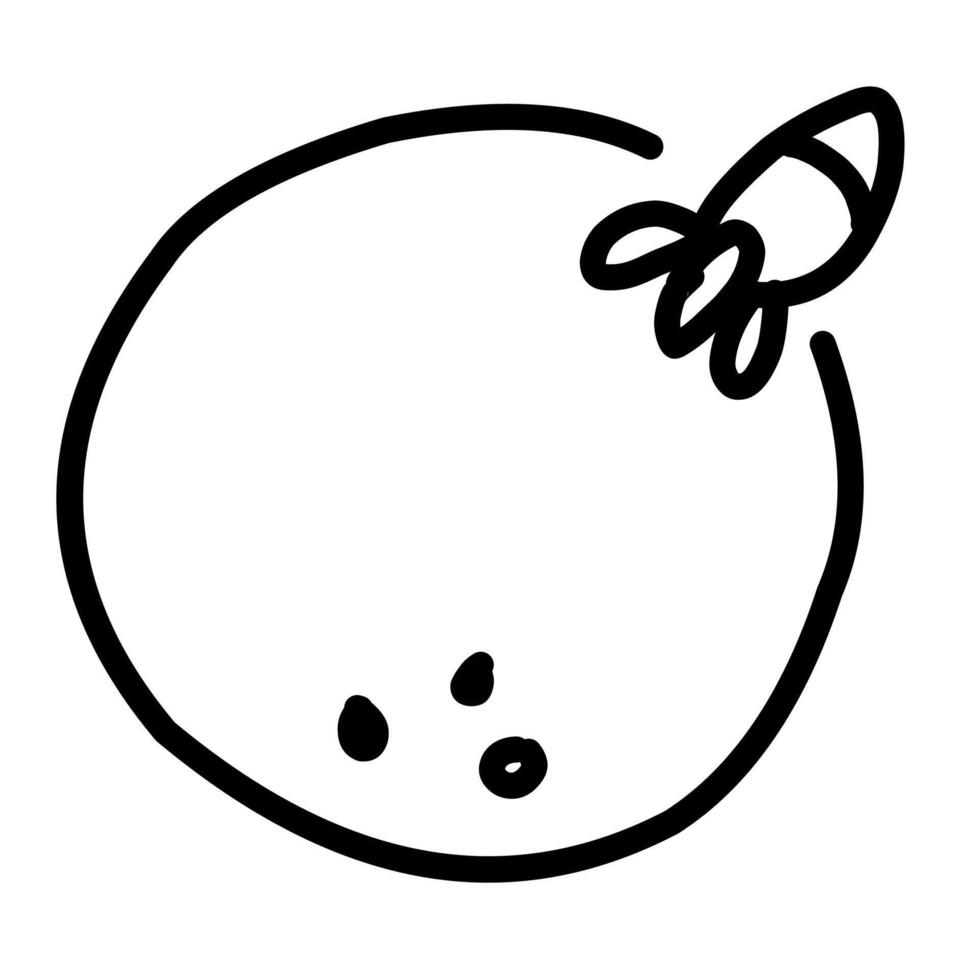 Cute hand drawing vector