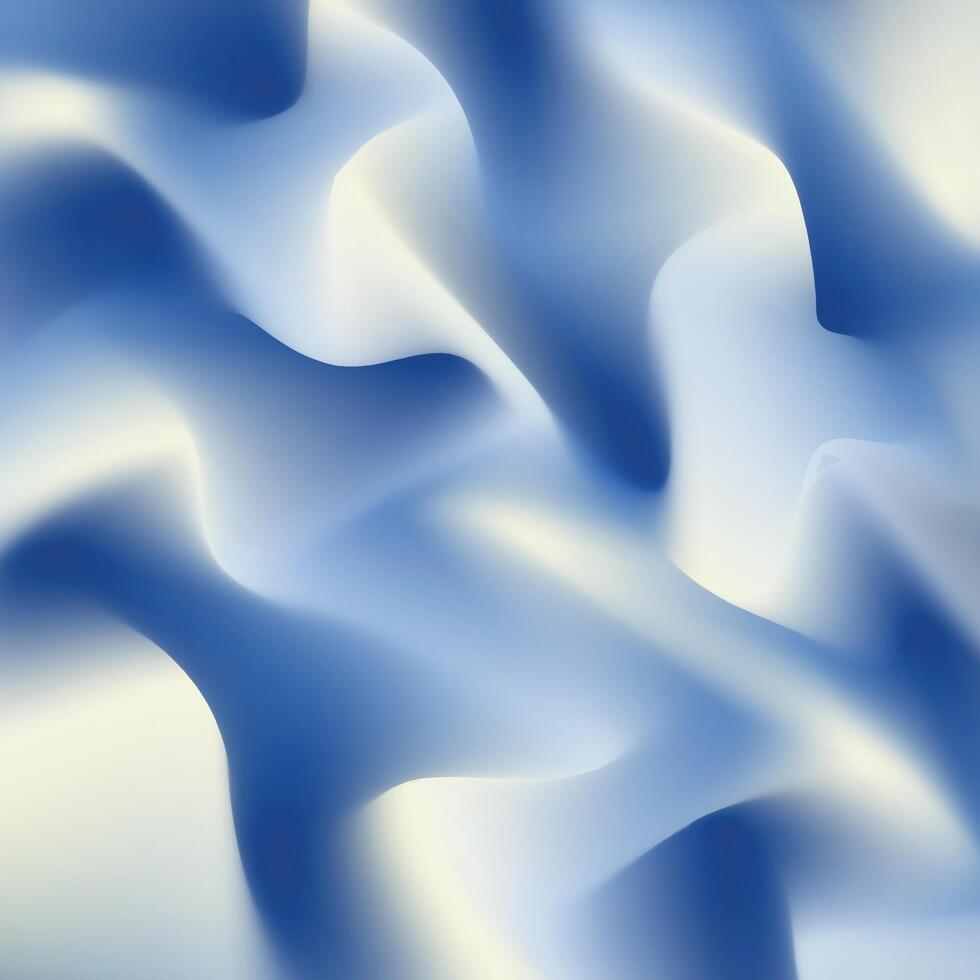 Abstract blue and white waves background vector