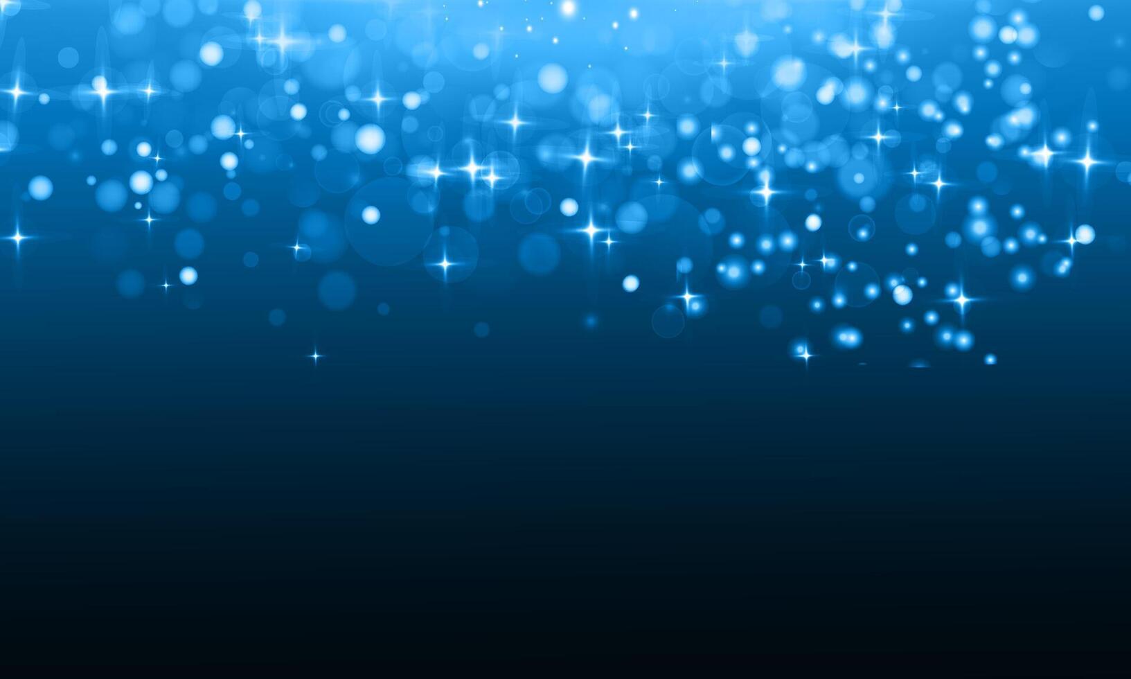 Abstract blue bokeh background. glitter light. vector