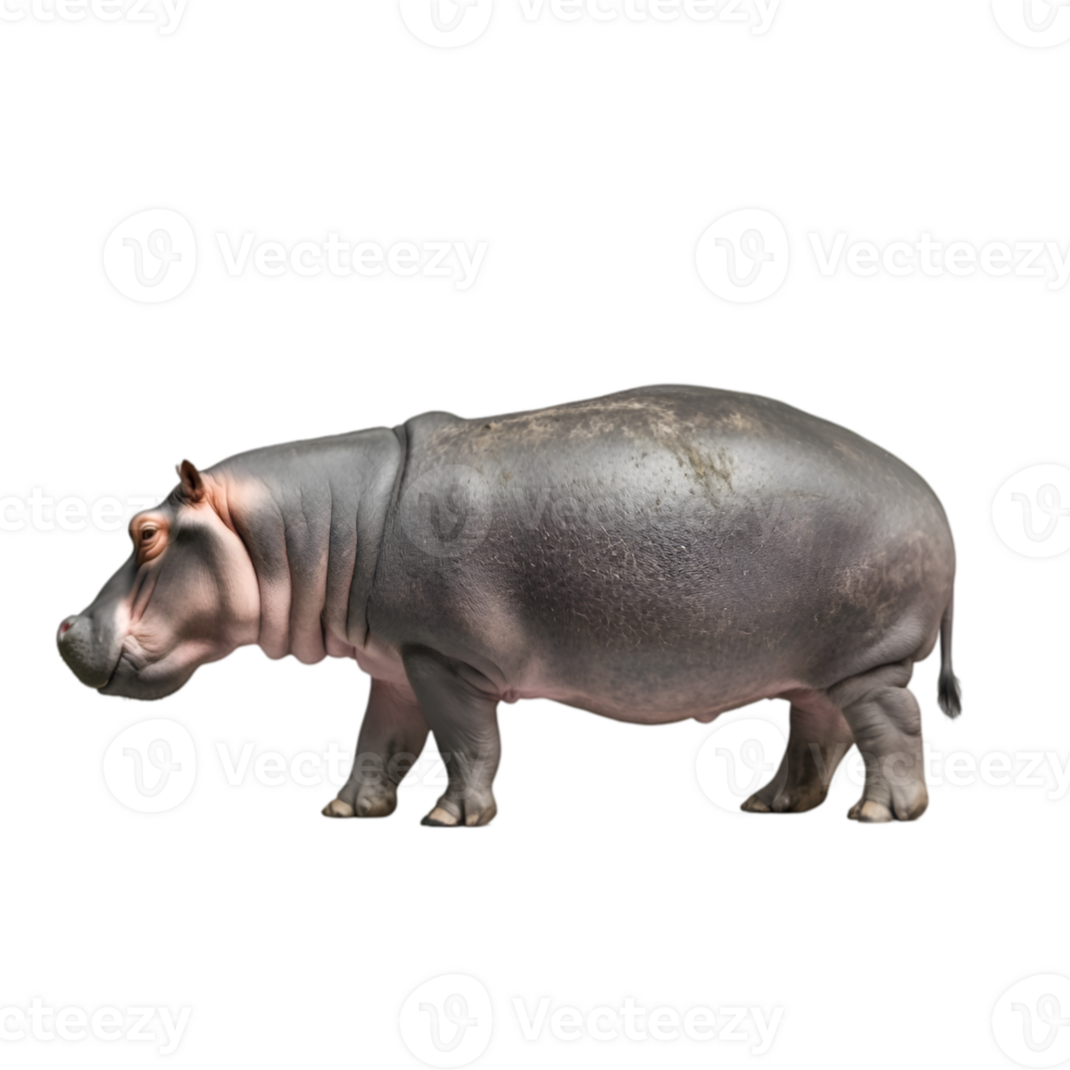 Hippopotamus side profile view png