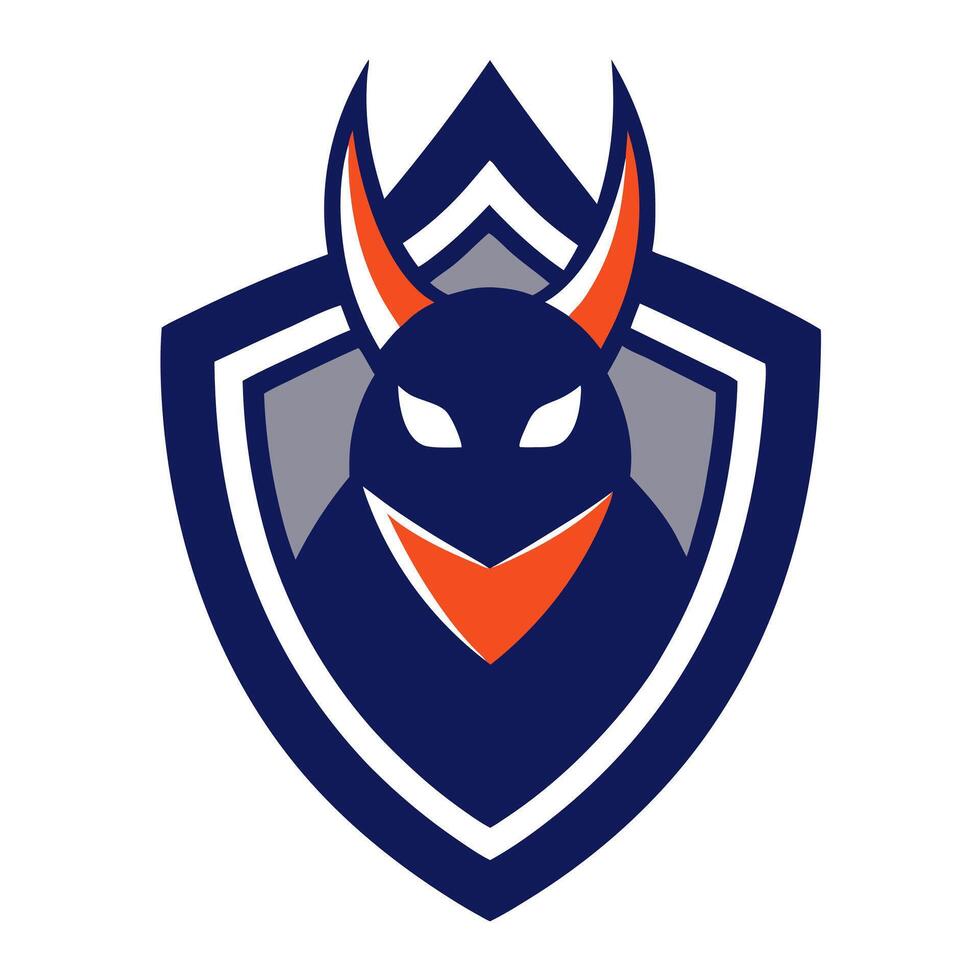 Dynamic Shield Mascot Logo for Your Brand Identity vector