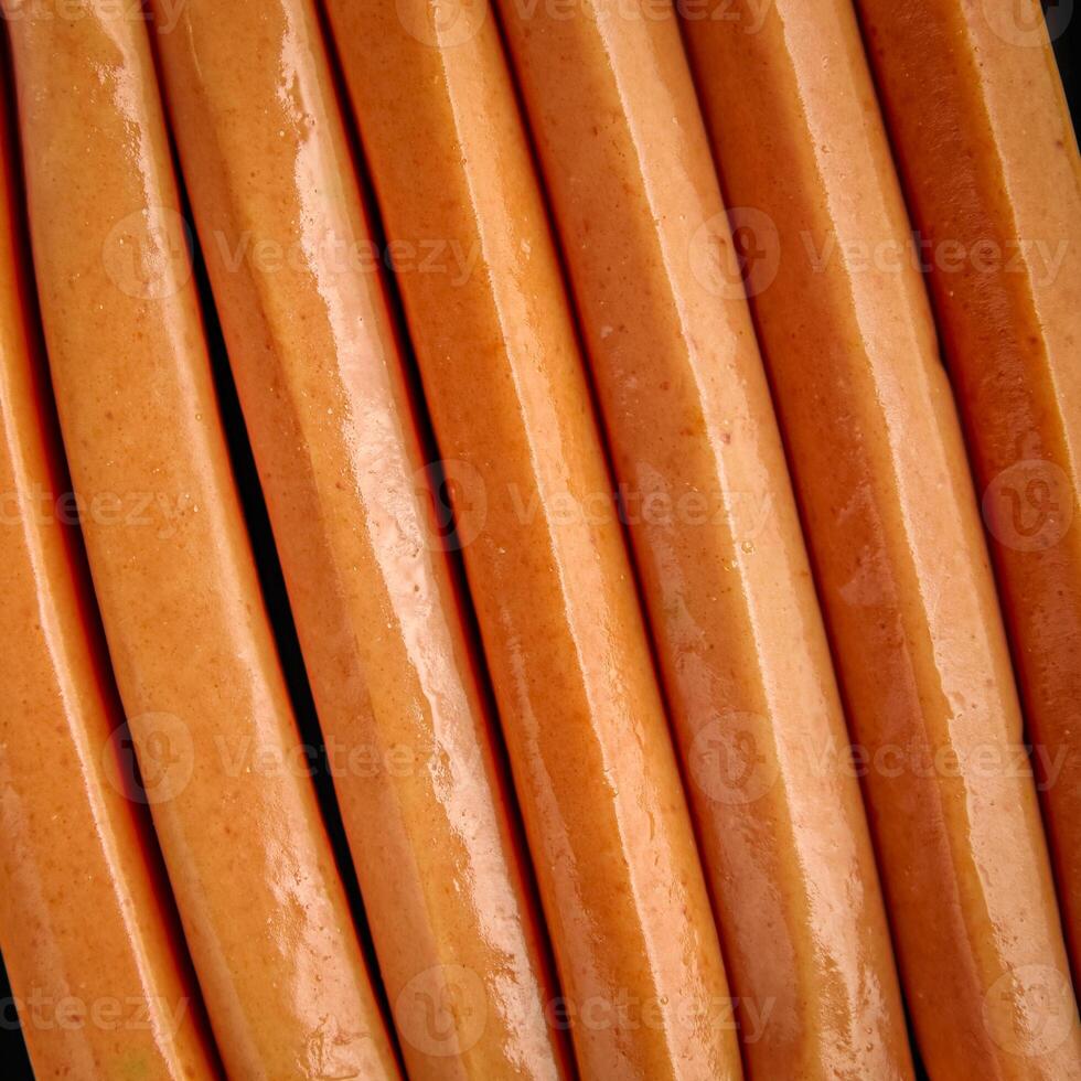 sausages food dish vegetable protein seitan meatless soy wheat fresh delicious gourmet food background on the table rustic food top view copy space vegetarian and vegan food photo