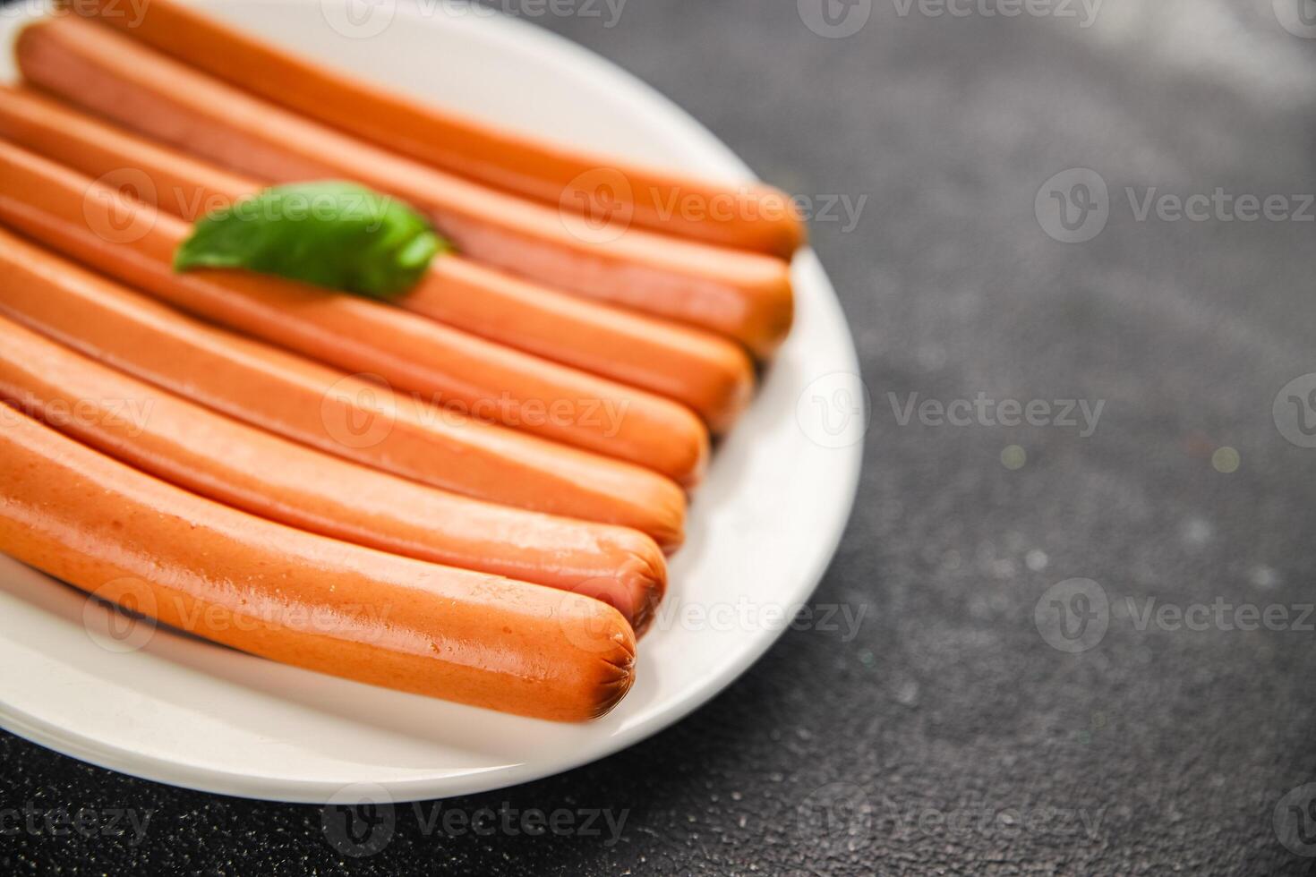 sausages meat pork, beef, chicken dish Fresh delicious gourmet food background on the table rustic food top view copy space photo