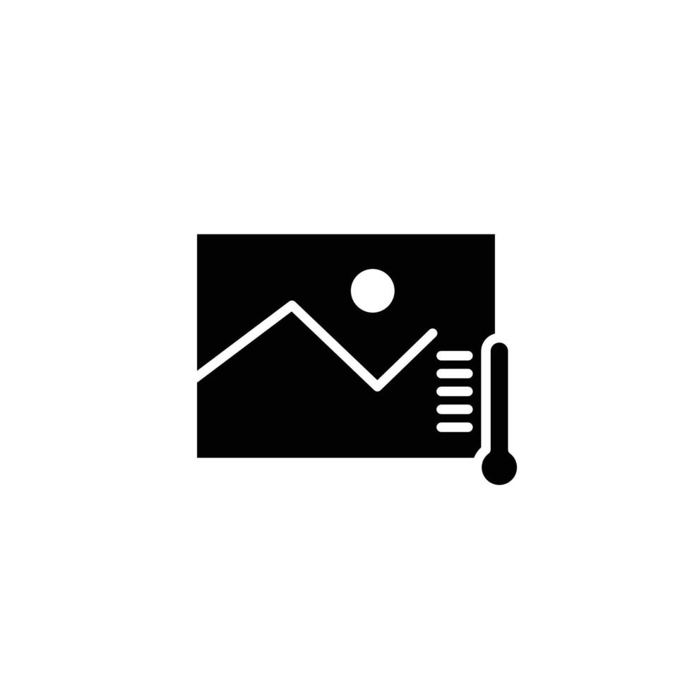 image temperature solid icon design good for web or mobile app vector