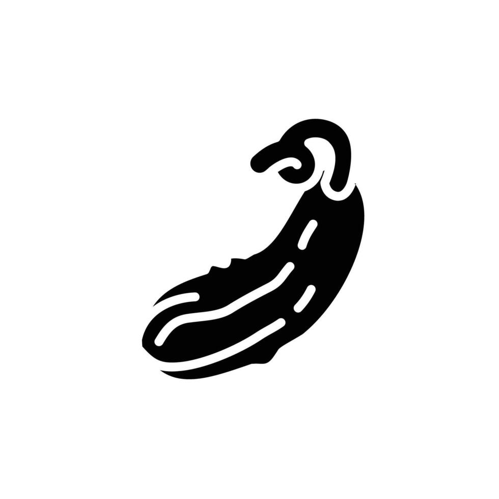 cucumber solid icon design good for web or mobile app vector