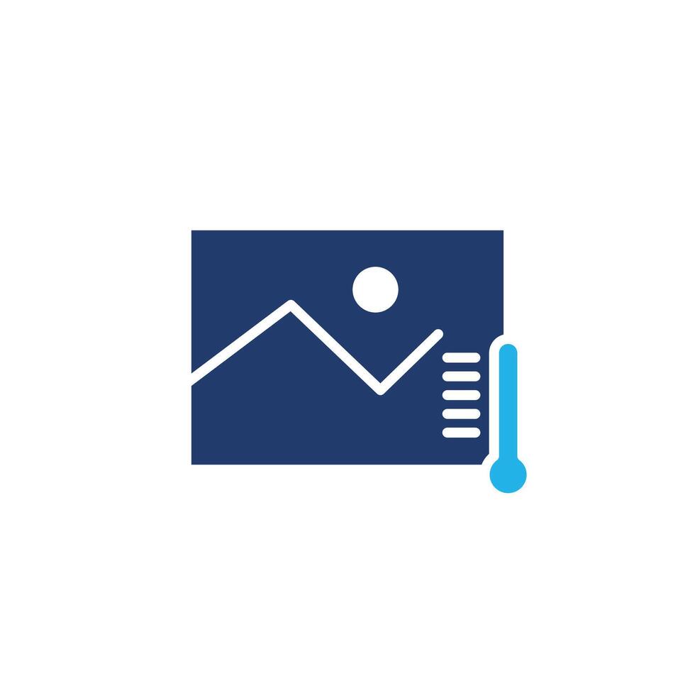 image temperature colored icon design good for web or mobile app vector