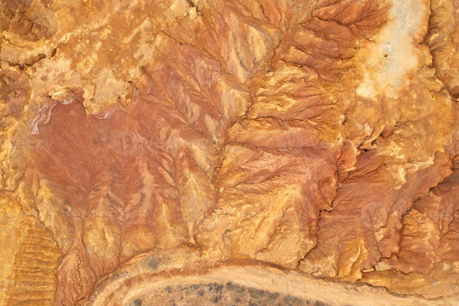 Aerial view of the Mazarron mines. photo