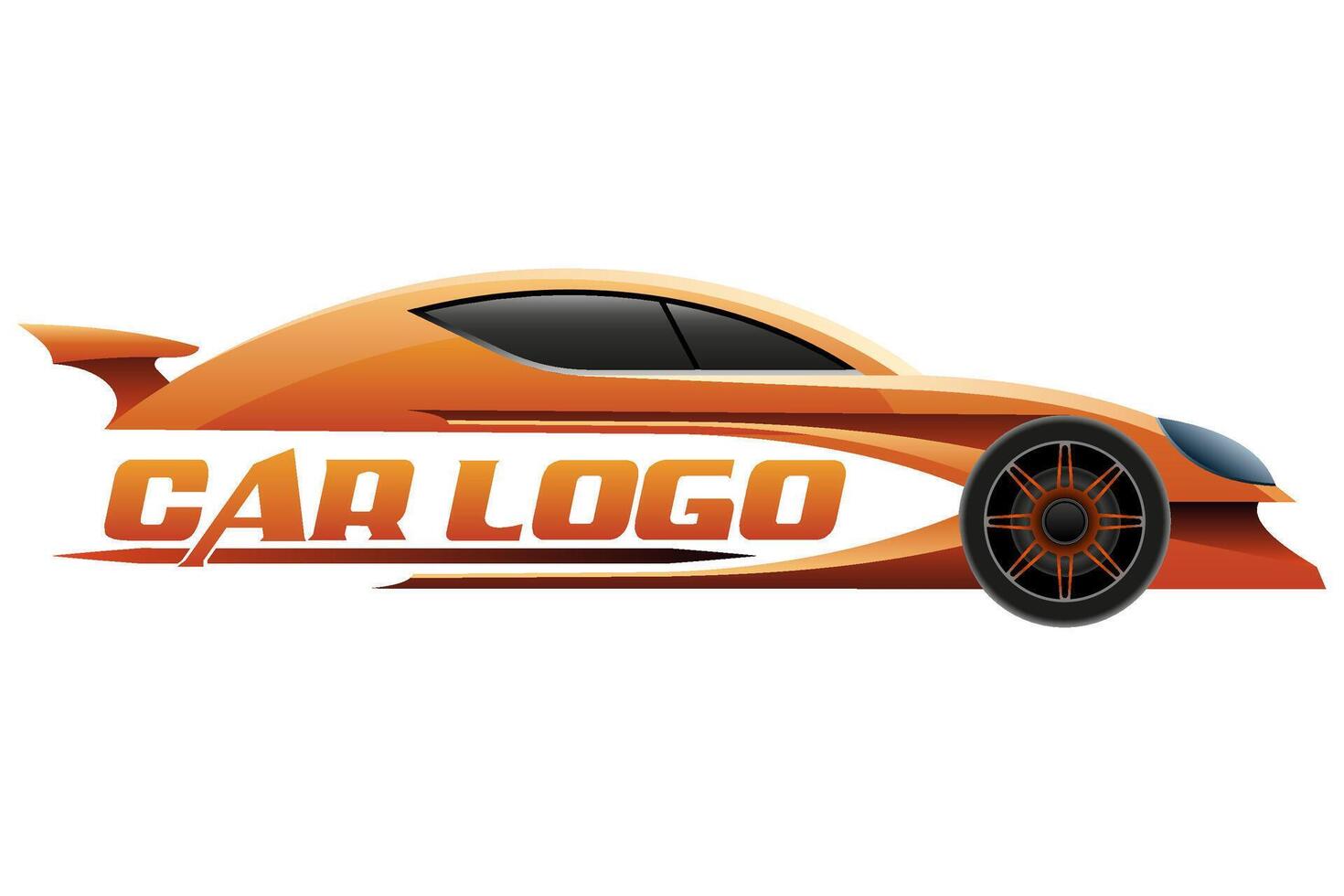 car logo for your business or company illustration isolated on white background vector