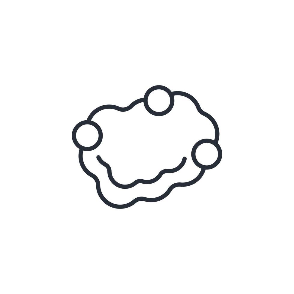 PM 2.5 icon. .Editable stroke.linear style sign for use web design,logo.Symbol illustration. vector