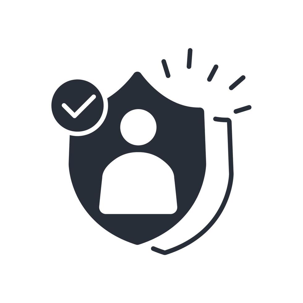 trustworthy icon. .Editable stroke.linear style sign for use web design,logo.Symbol illustration. vector