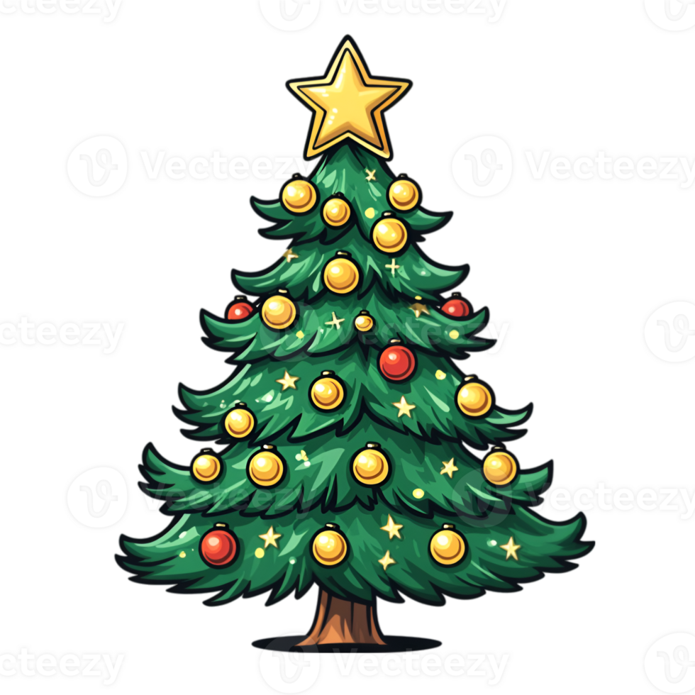 Christmas Tree with Star png