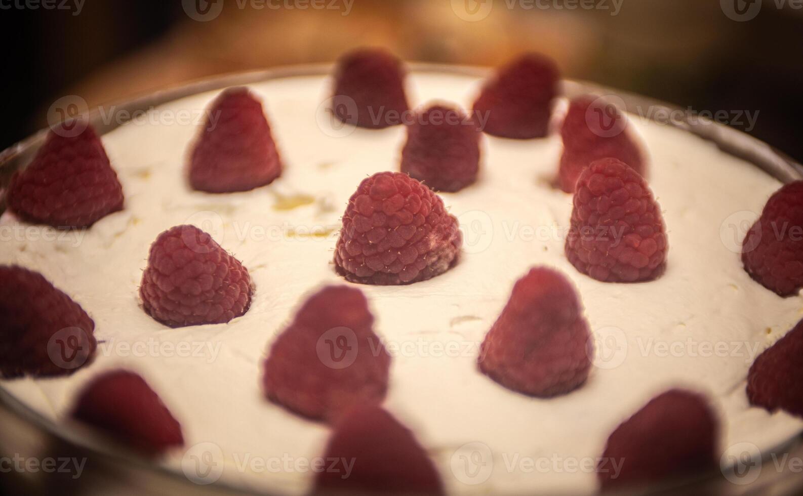 Top of A Raspberry Cake photo