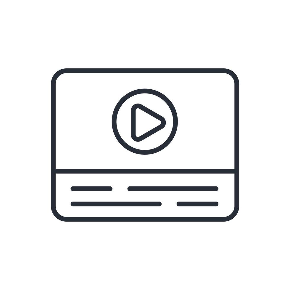 subtitles icon. .Editable stroke.linear style sign for use web design,logo.Symbol illustration. vector