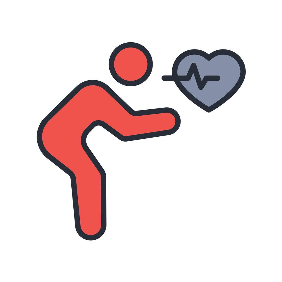 exercise icon. .Editable stroke.linear style sign for use web design,logo.Symbol illustration. vector