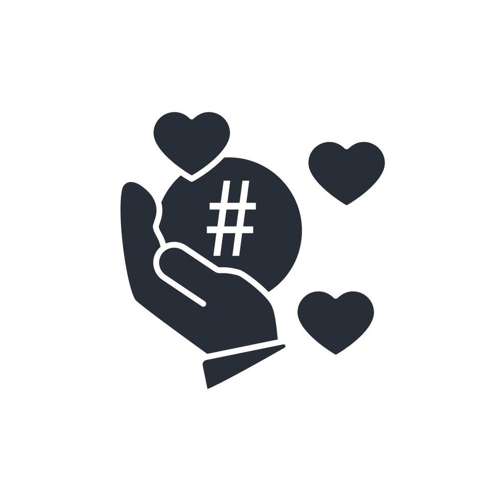 Social media icon. .Editable stroke.linear style sign for use web design,logo.Symbol illustration. vector