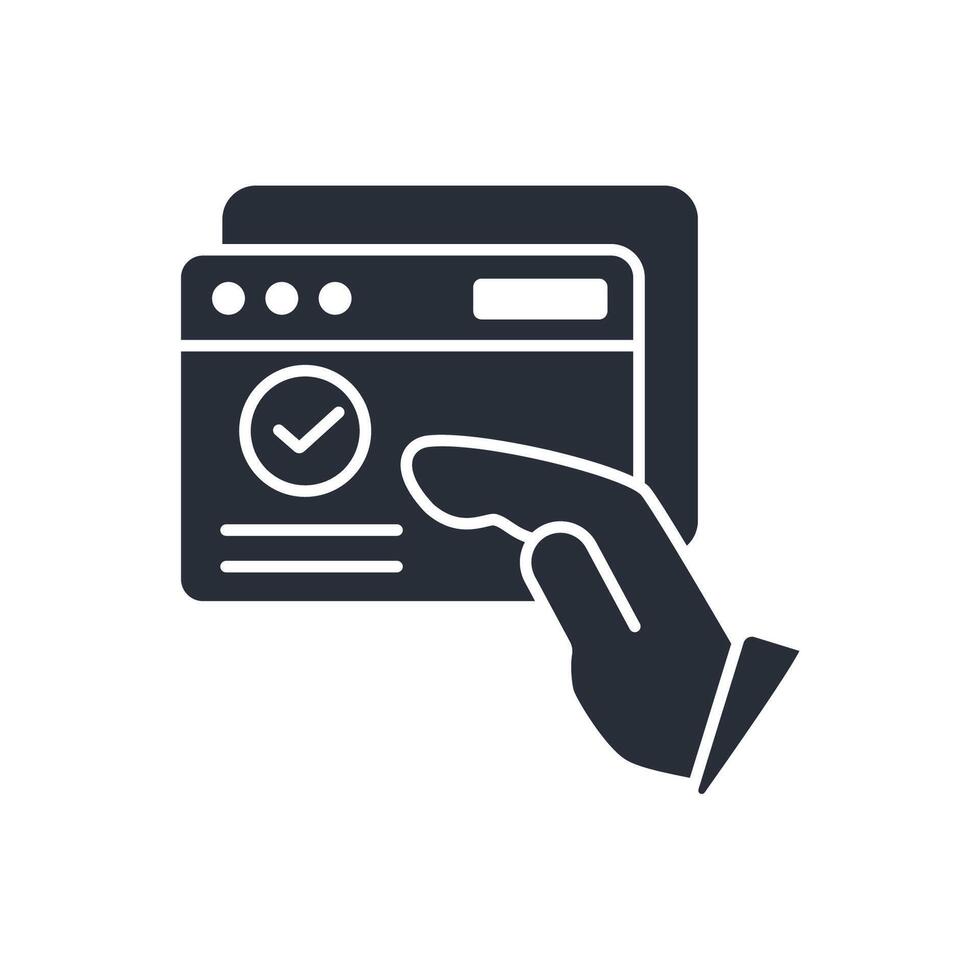 user experience icon. .Editable stroke.linear style sign for use web design,logo.Symbol illustration. vector