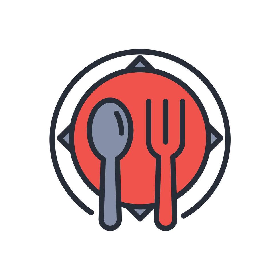 Calories icon. .Editable stroke.linear style sign for use web design,logo.Symbol illustration. vector