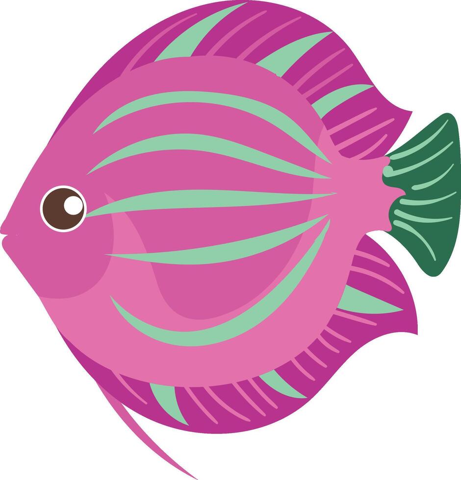 Underwater Clownfish Colorful illustration vector