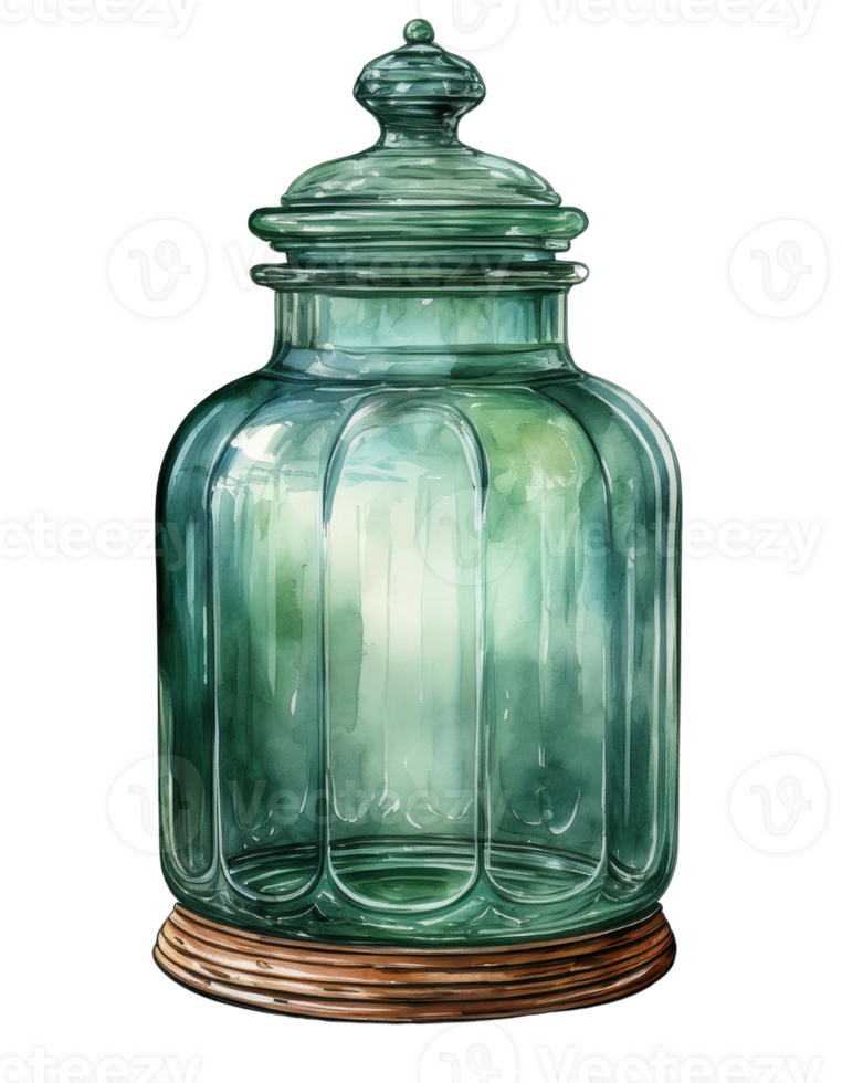 Glass jar with lid png