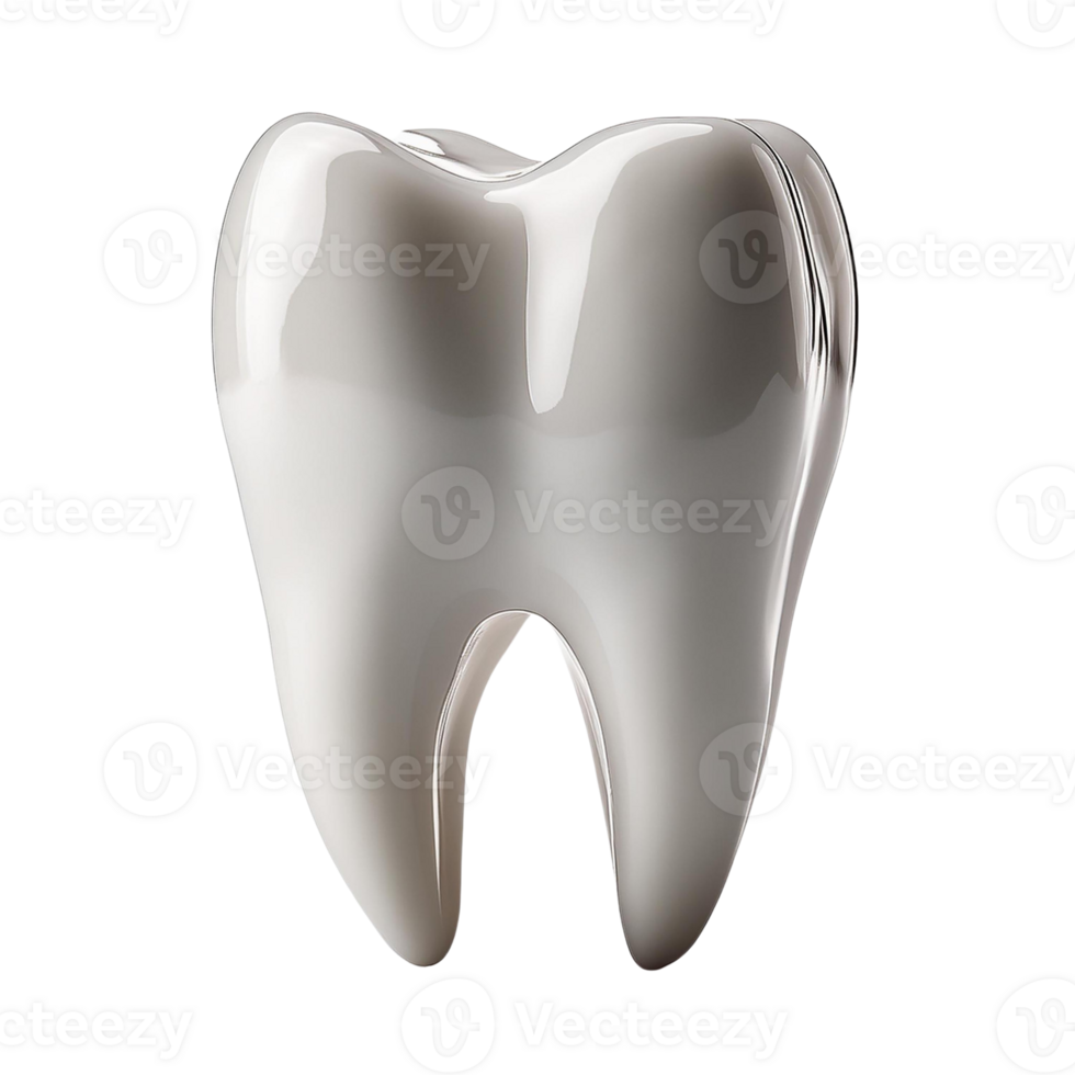 Realistic tooth model png