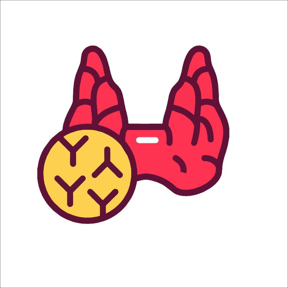A red and yellow hand holding a coin vector