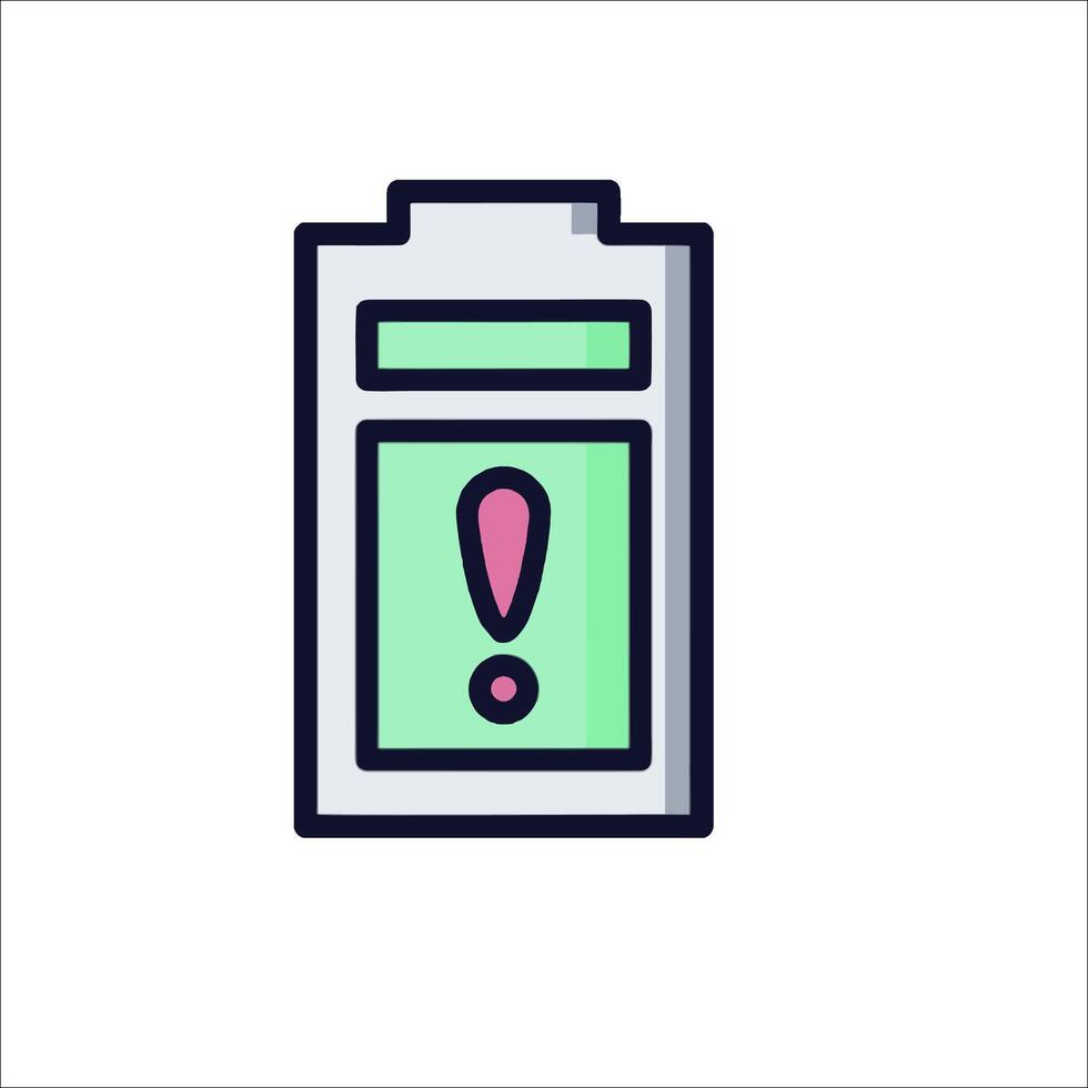 Battery icon illustration vector