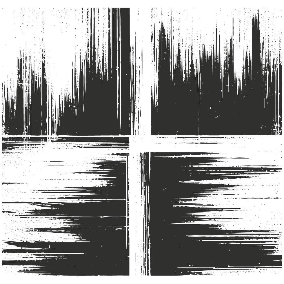 Black and White Grunge Texture Background vector