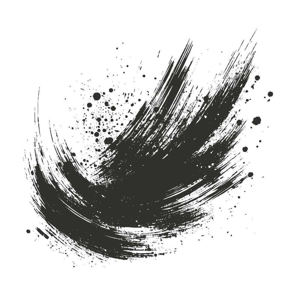 Retro Black and White Grunge Pattern vector