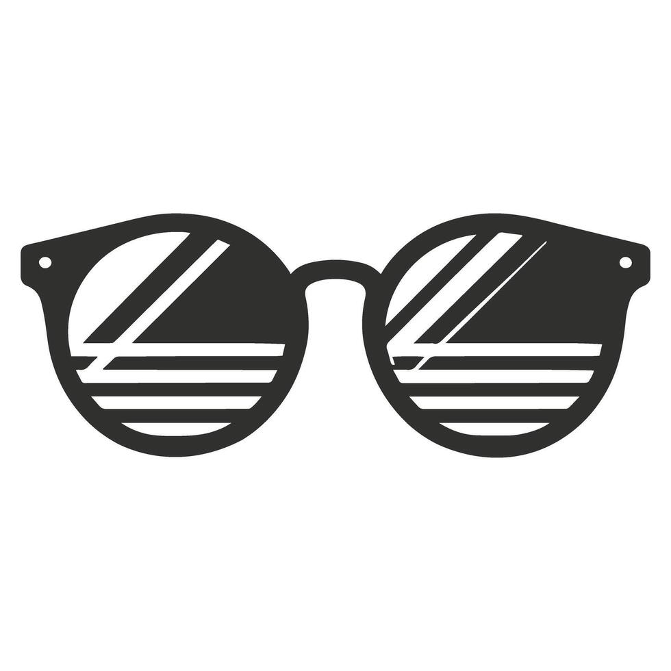 Cool summer eyewear illustration series vector