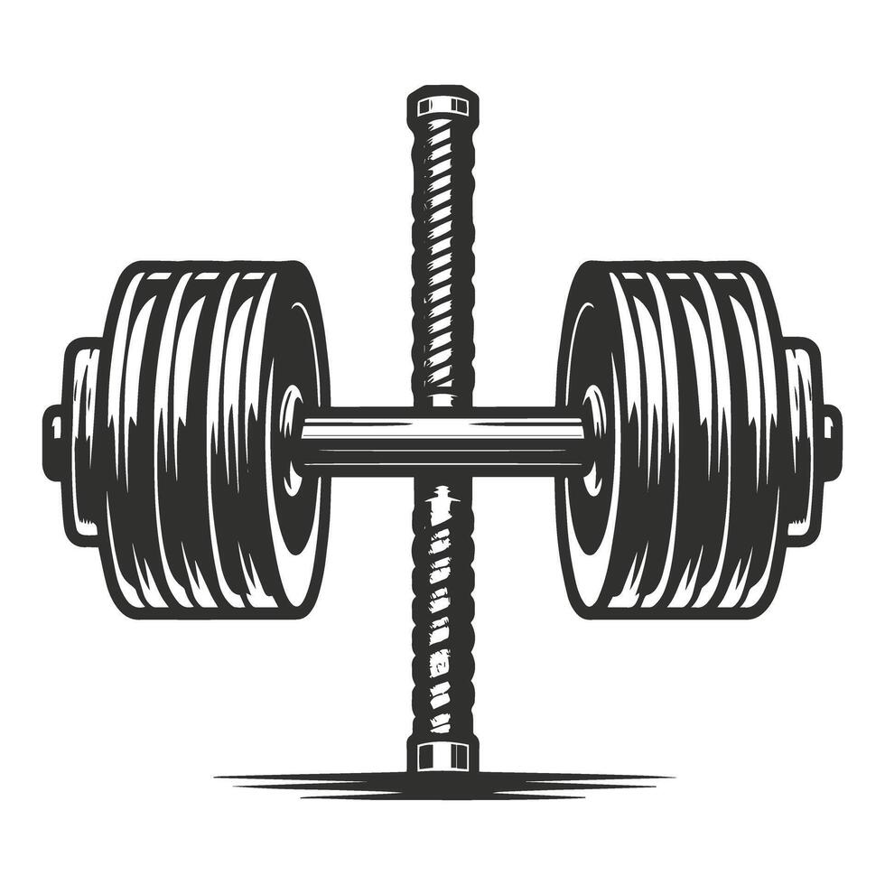 Gym Elements Collection for Custom Badges vector