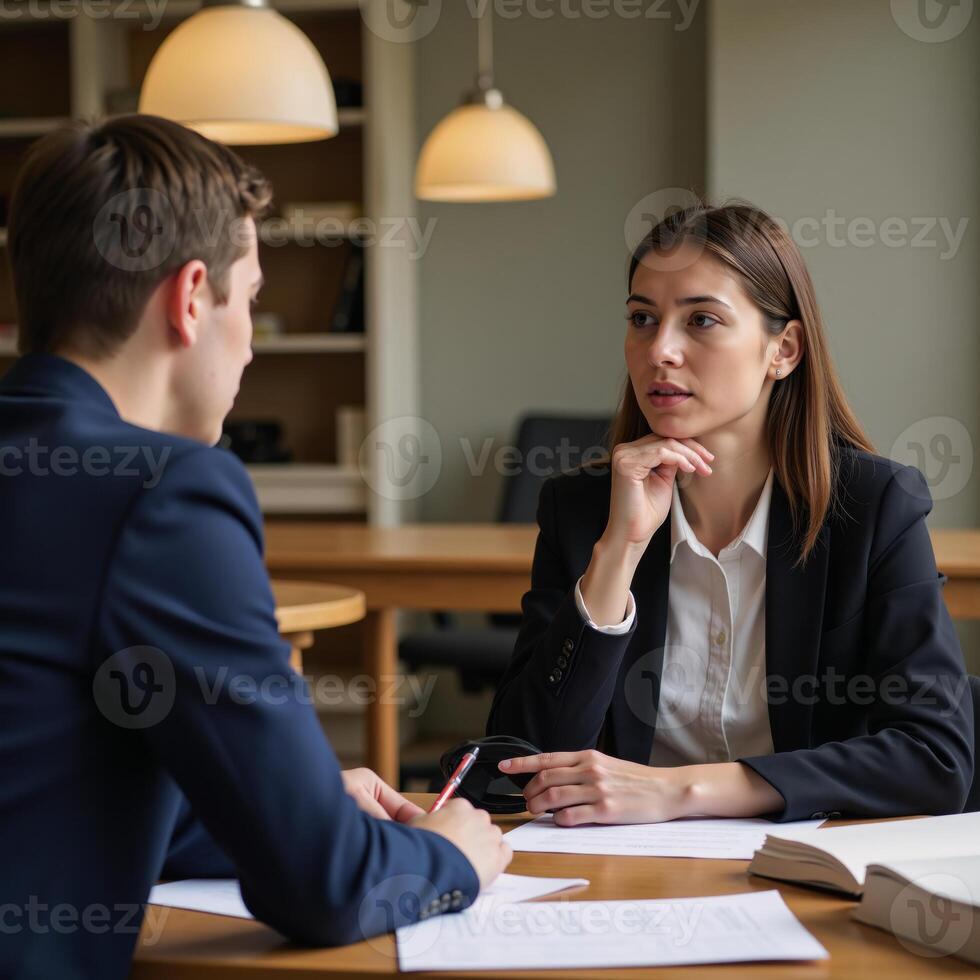 Student receives guidance from mentor during an ongoing session for academic growth and development photo