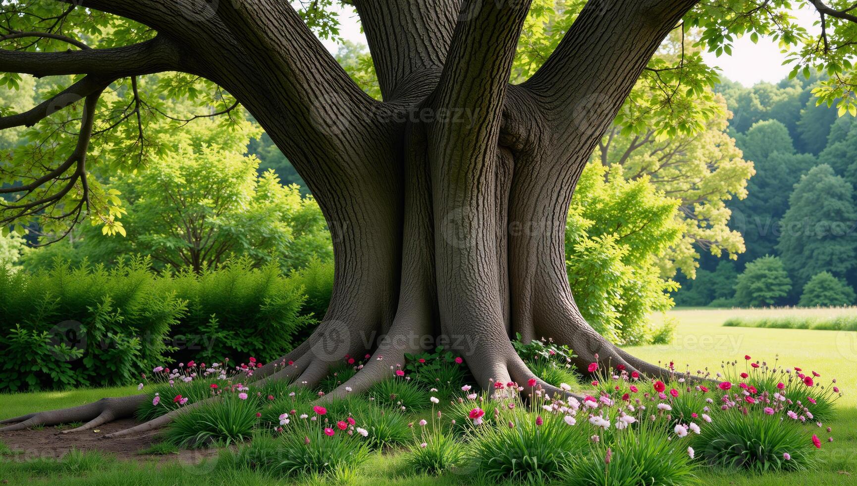 A Disneystyle portrait showcasing an ethereal magical garden with Disney Princess in Pixarinspired attire highlighting detailed skin texture and high definition features of the subject photo