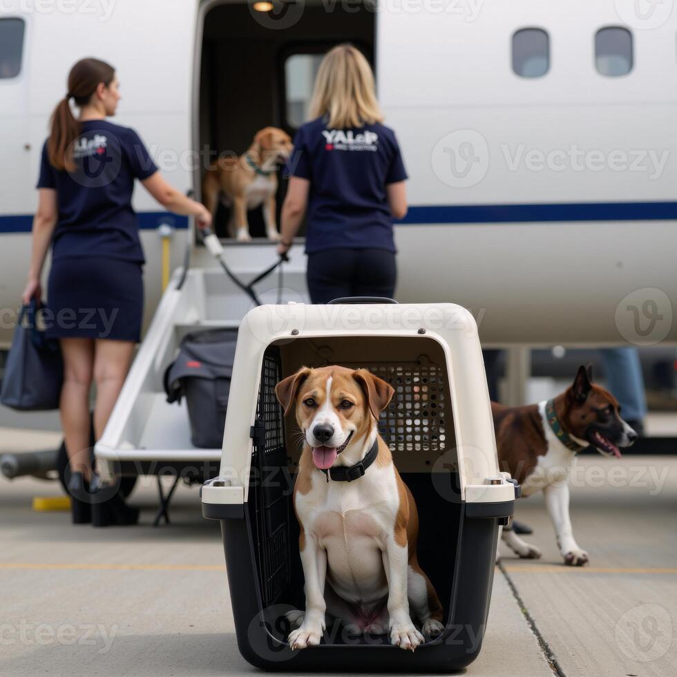 Convenient pet transport for dog travel within airline cabins InCabin Pet Travel photo