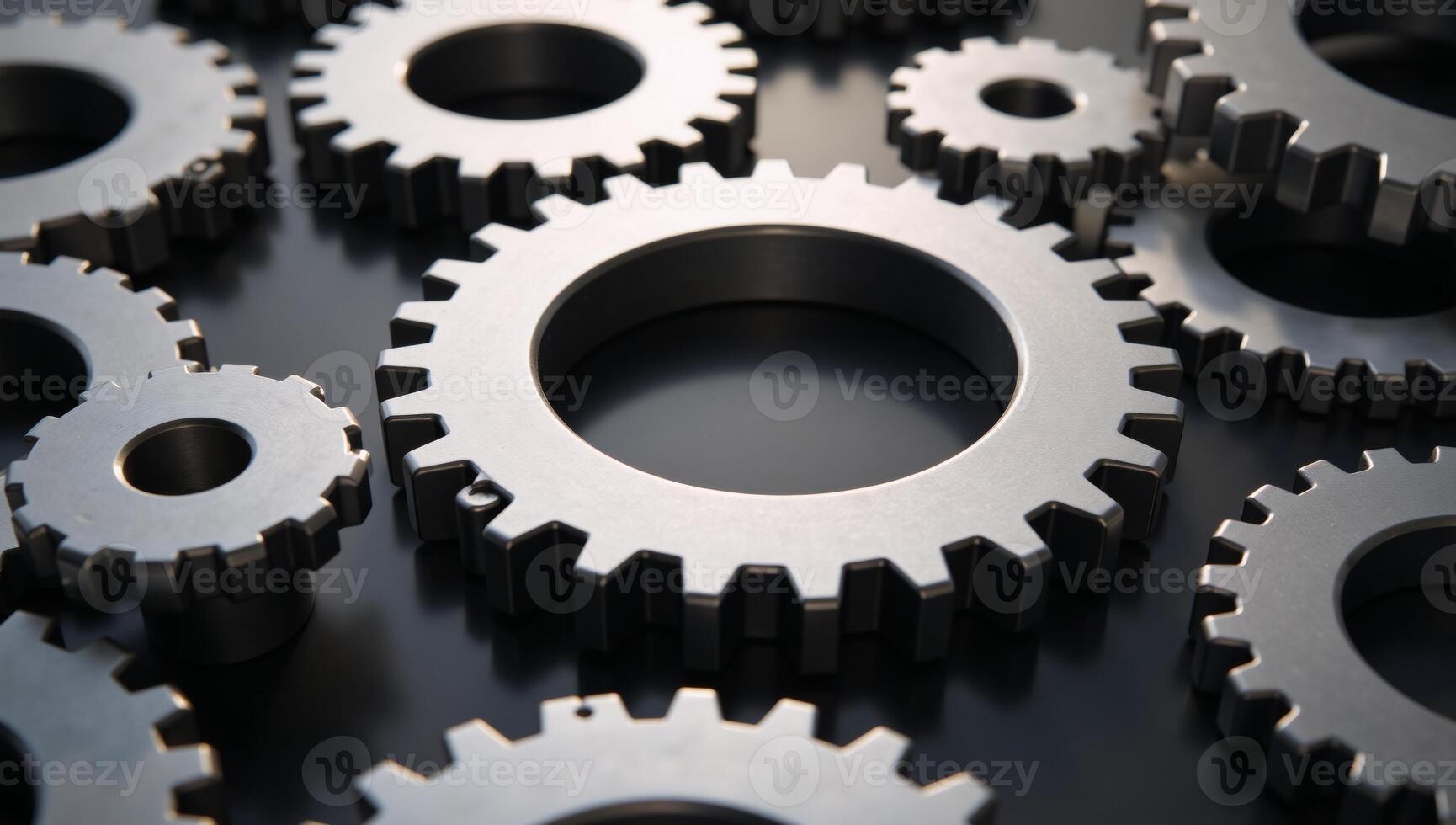 Digital artwork illustrating a gear symbolizing business acquisition growth photo