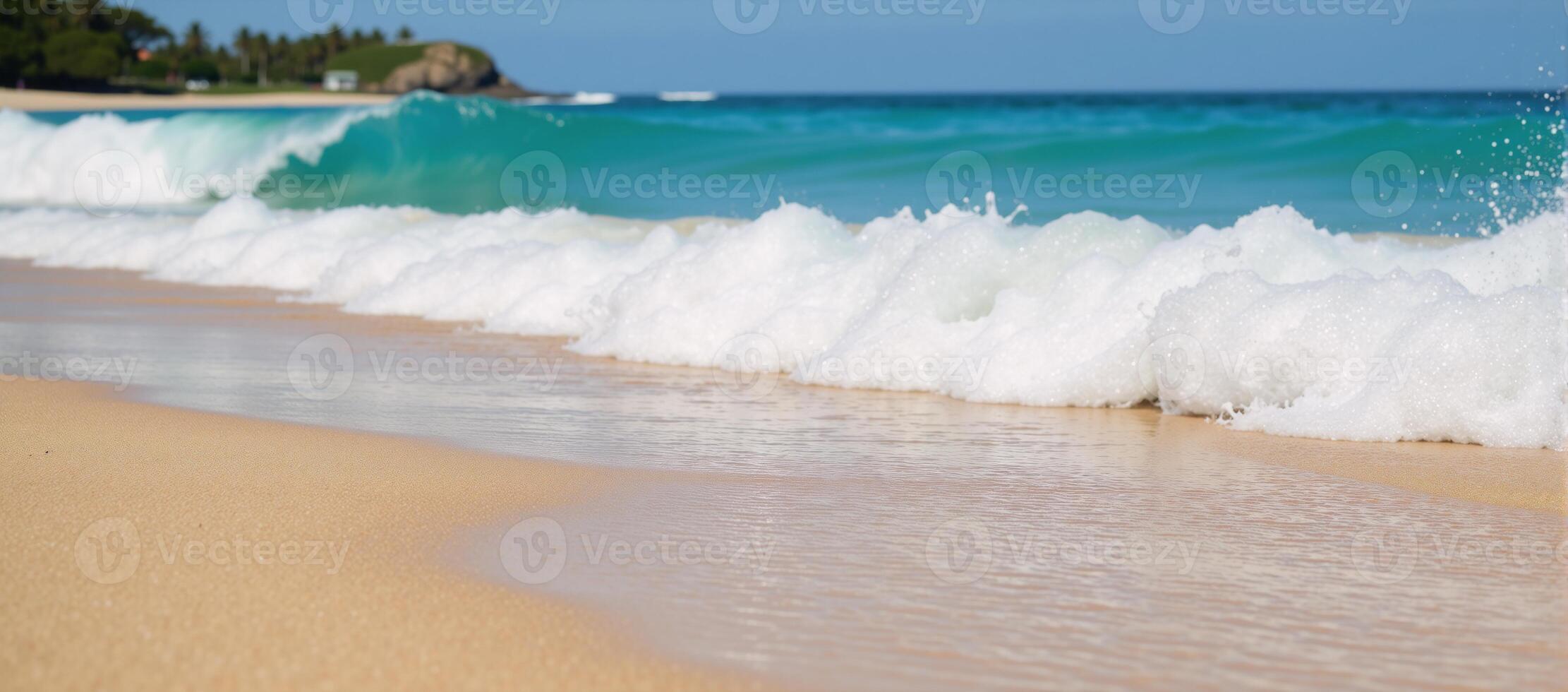 A blue water wave patterned design as a visually appealing template for visual projects or designs photo