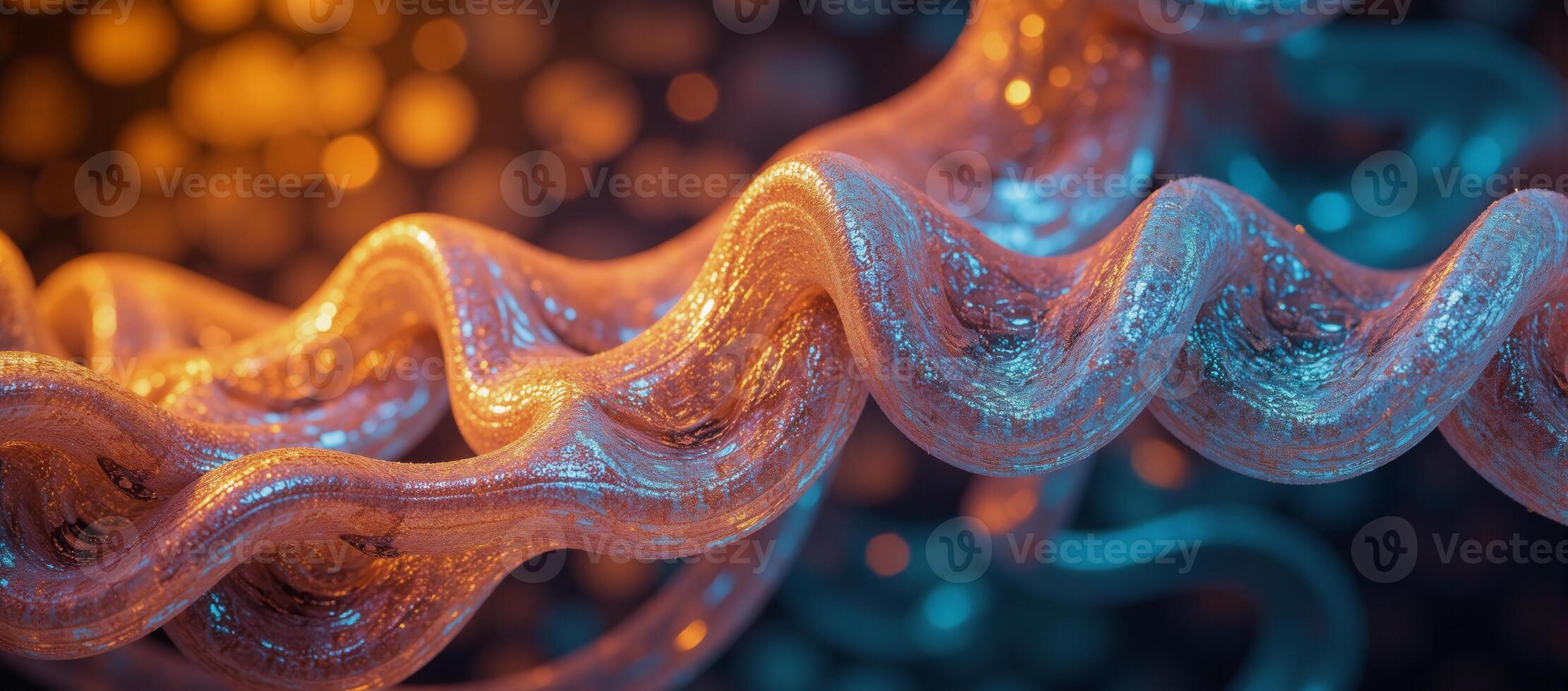 Vibrant abstract wallpaper featuring a shimmering flow of colorful sparks and shining highlights photo