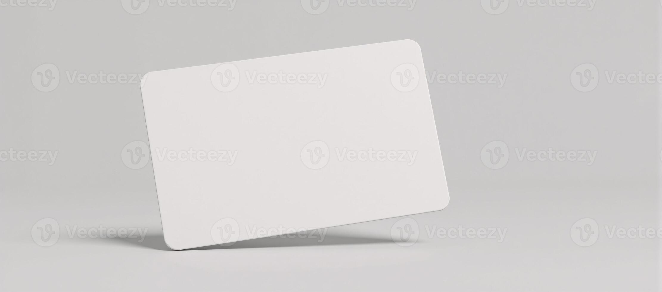 Printable gift card template with 3D model rendering and minimalist business design for optimal online packaging photo