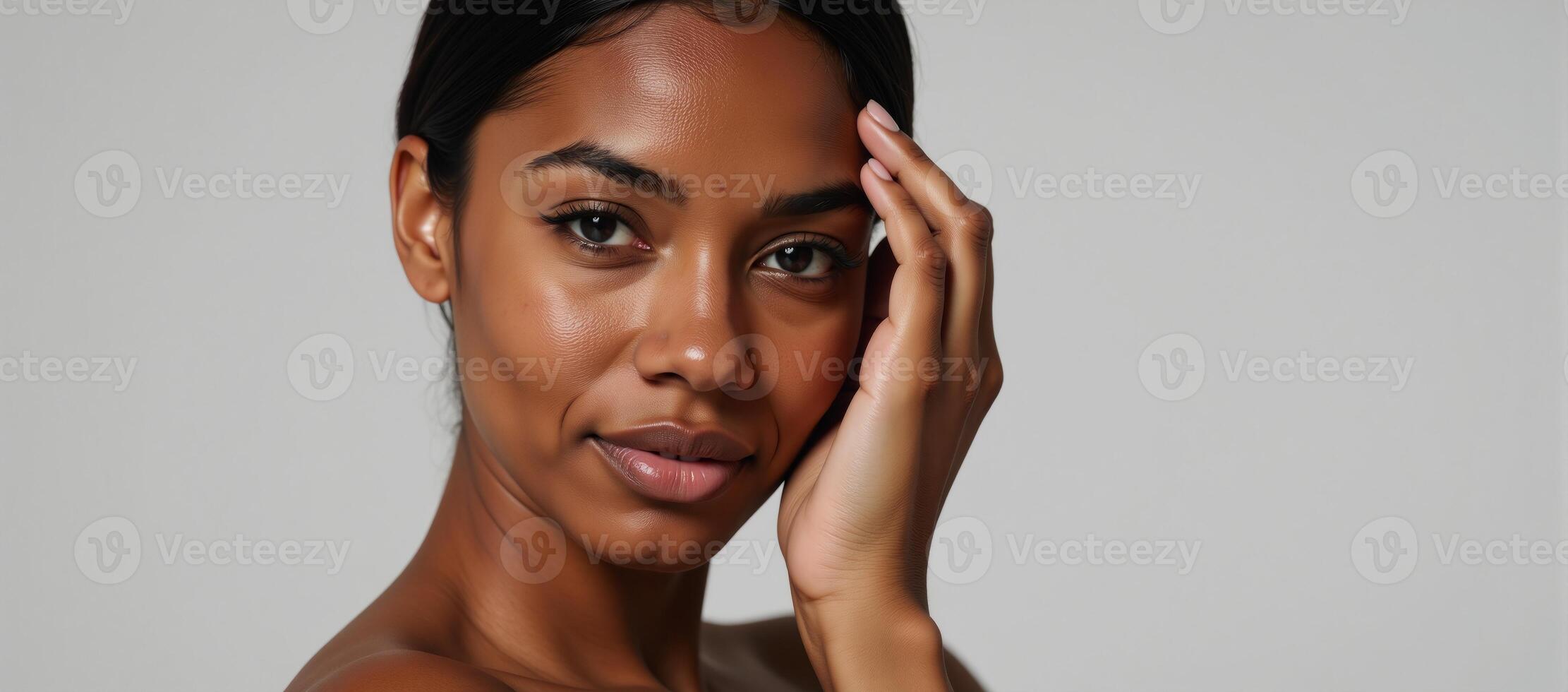 Portrait featuring an African American female subject photo