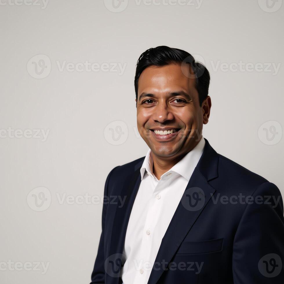Smiling African American business leader for diverse marketing materials promoting success photo