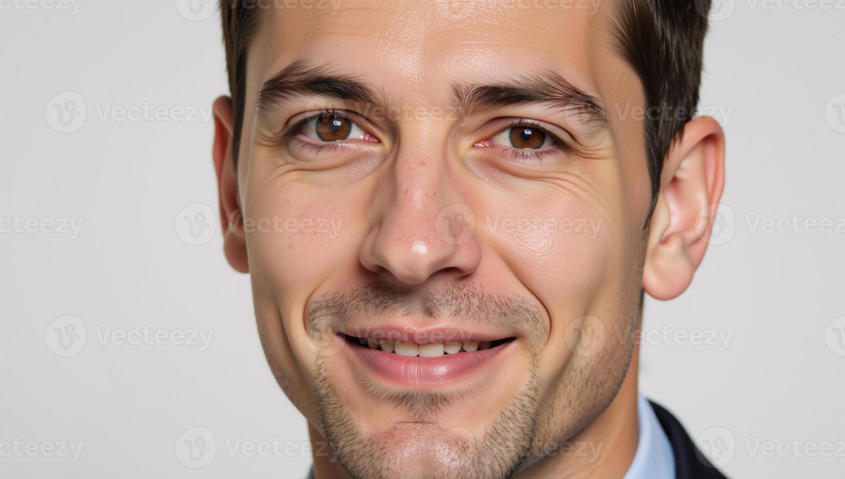 Portrait featuring closeup view of a male subject with homosexuality implied Gay Man photo