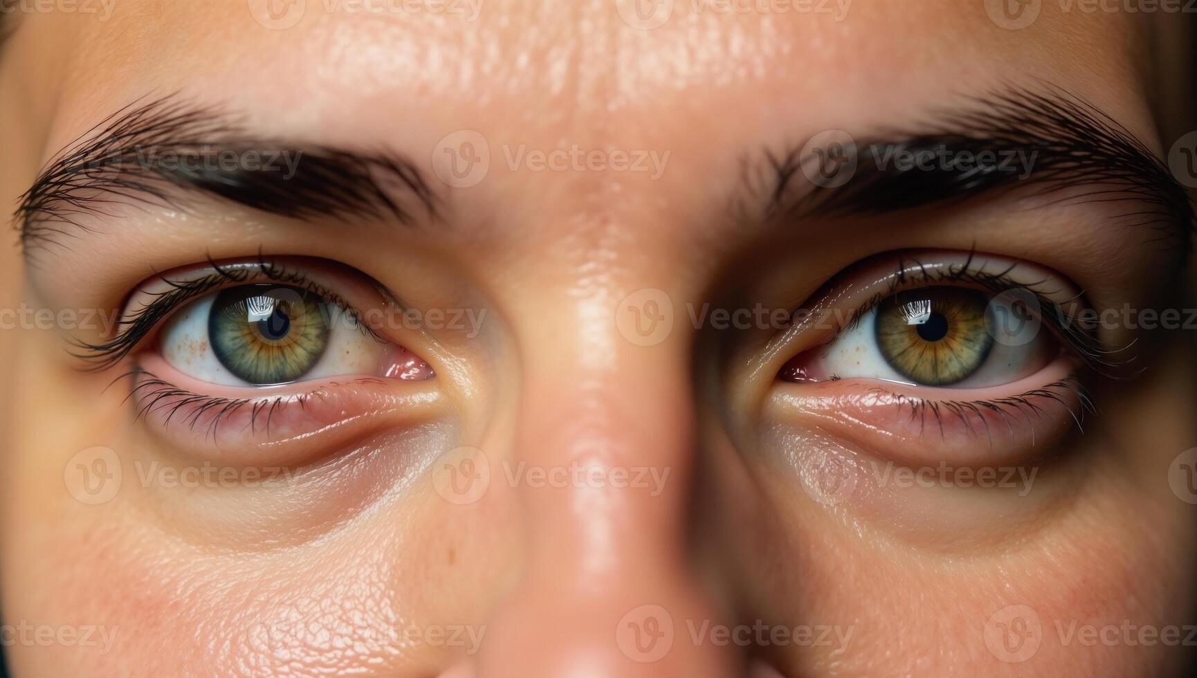 Vibrant Pridethemed image featuring stylized eyes representing rainbow symbolism photo